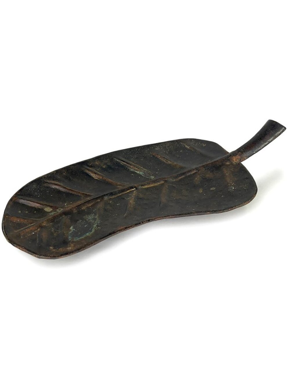 Banana Leaf Metal Tray